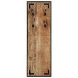 VidaXL porte-manteau 35x8x110 cm bois de manguier massif brut