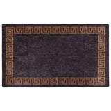 Vidaxx tapis lavable antidérapant 120x170 cm noir et or