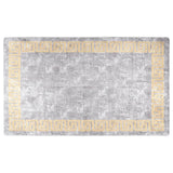 Vidaxl rug washable anti-slip 120x170 cm gray and gold colored