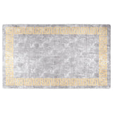 Vidaxx tapis lavable antidérapant 120x170 cm gris et or