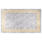 VIDAXL RUG PARBIALUBA ANTI-SLIP 150x230 cm sivo in zlato obarvano