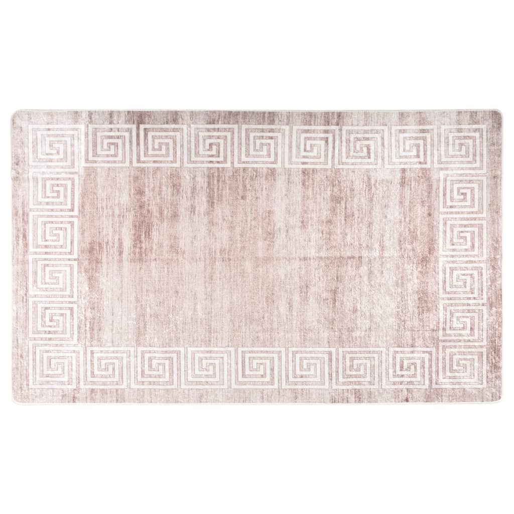 Vidaxx tapis lavable antidérapant 150x230 cm beige