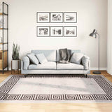 Vidaxx tapis lavable antidérapant 150x230 cm blanc et noir