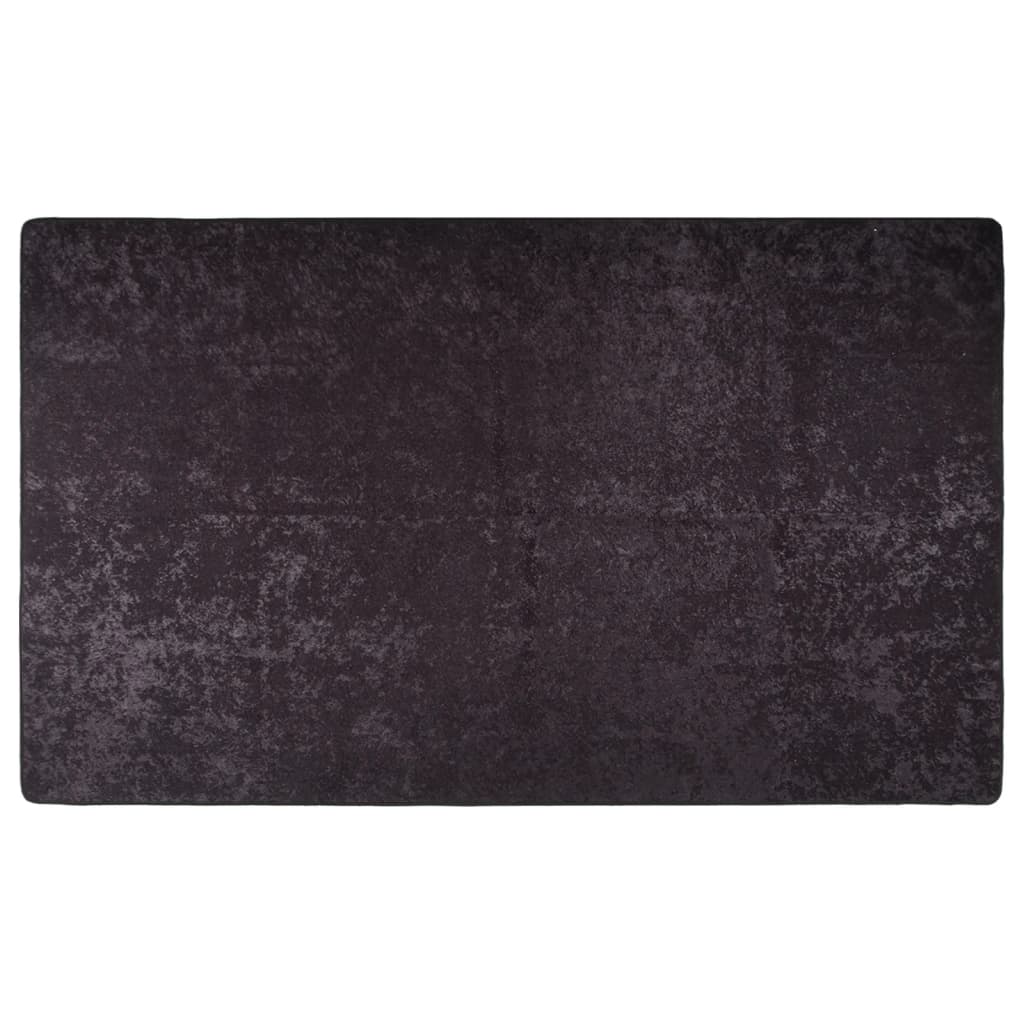 Vidaxl Rug Washable Anti-Slip 120x170 cm Anthracite-Colored