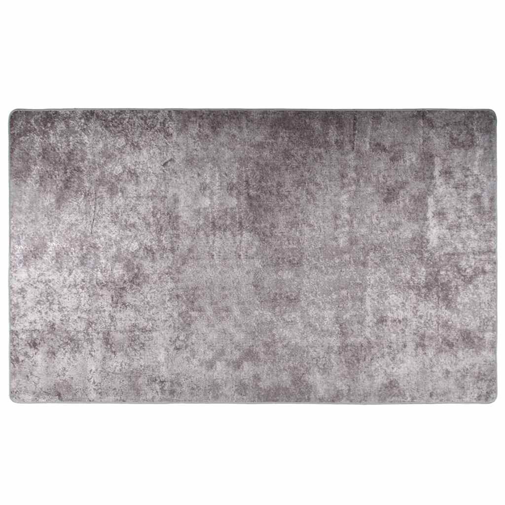 Vidaxx tapis lavable antidérapant 120x170 cm gris