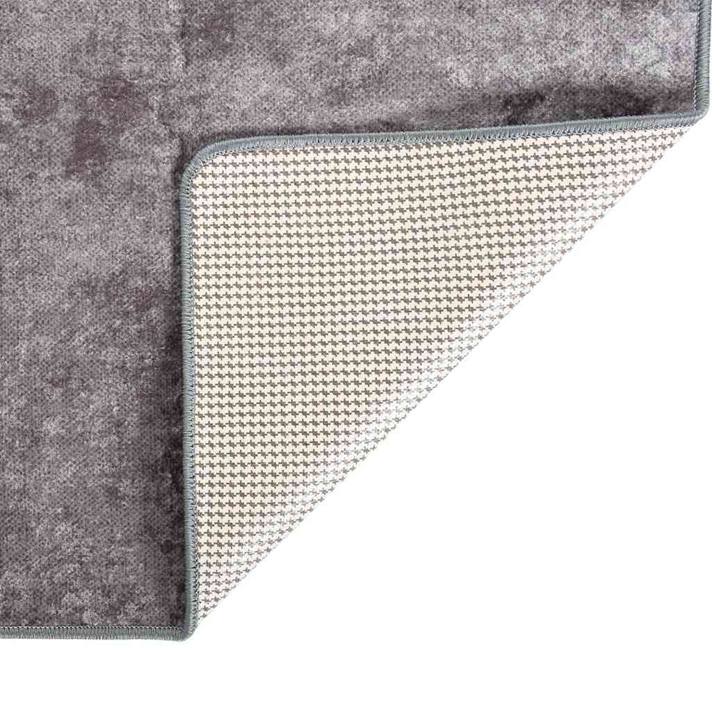 Vidaxx tapis lavable antidérapant 150x230 cm gris