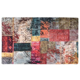 Vidaxx tapis lavable antidérapant 120x170 cm patchwork multicolore