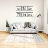 Vidaxx tapis lavable antidérapant 120x170 cm noir et blanc