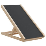 VidaXL rampe pour chien 70x35 cm bois de pin massif gris
