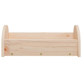 Vidaxx râtelier à foin pour lapins 28x10x10 cm en bois de pin massif