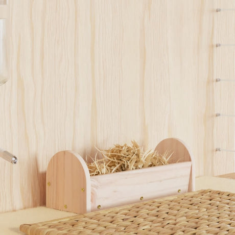 Vidaxx râtelier à foin pour lapins 28x10x10 cm en bois de pin massif