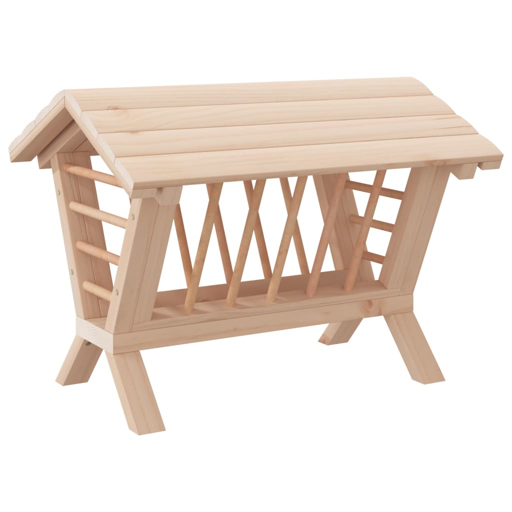 Vidaxl hooirif pour lapins 44x33x33 cm en pin solide
