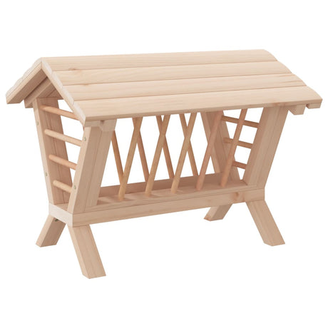 Vidaxl hooirif pour lapins 44x33x33 cm en pin solide