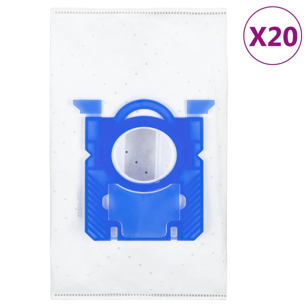 Sacs d'aspirateur VidaXL pour Philips S-bag 20 pièces
