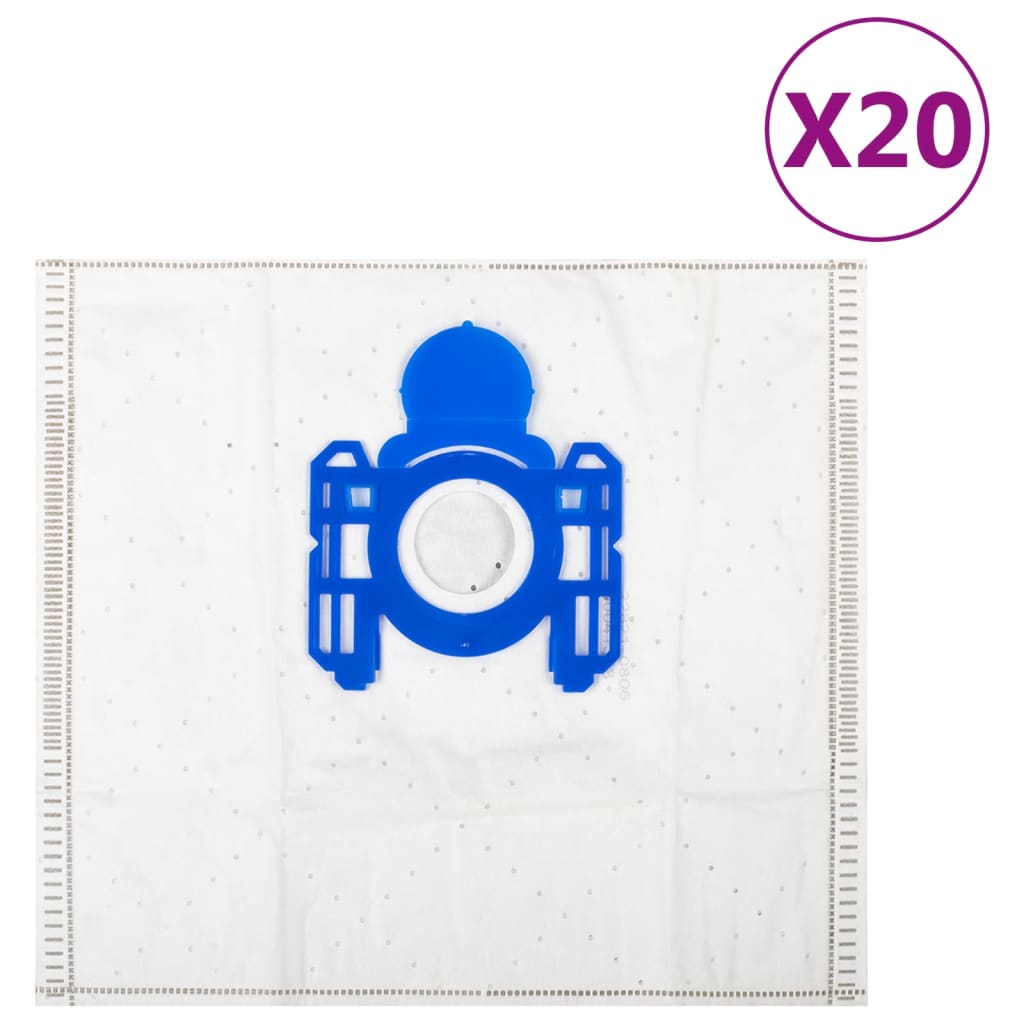 Sacs d'aspirateur VidaXL pour AEG taille 28 20 pièces