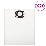Sacs d'aspirateur VidaXL pour Karcher WD4 20 pièces