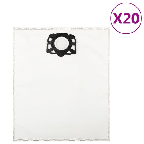 Sacs d'aspirateur VidaXL pour Karcher WD4 20 pièces
