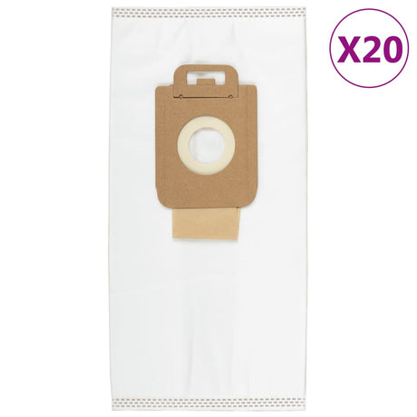 Sacs d'aspirateur VidaXL pour nilfisk king 20 pièces