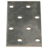 Plaques VidaXL perforées 60 pcs 2 mm 80x40 mm en acier galvanisé