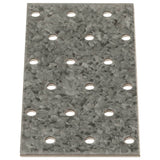 Plaques VidaXL perforées 40 pcs 2 mm 120x60 mm acier galvanisé