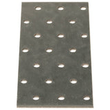 Plaques Vidaxxl perforées 40 pcs 2 mm 140x60 mm acier galvanisé