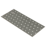 Vidaxl -plater perforert 20 stk 2 mm 240x100 mm galvanisert stål