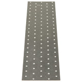 Plaques VidaXL perforées 20 pcs 2 mm 400x100 mm acier galvanisé