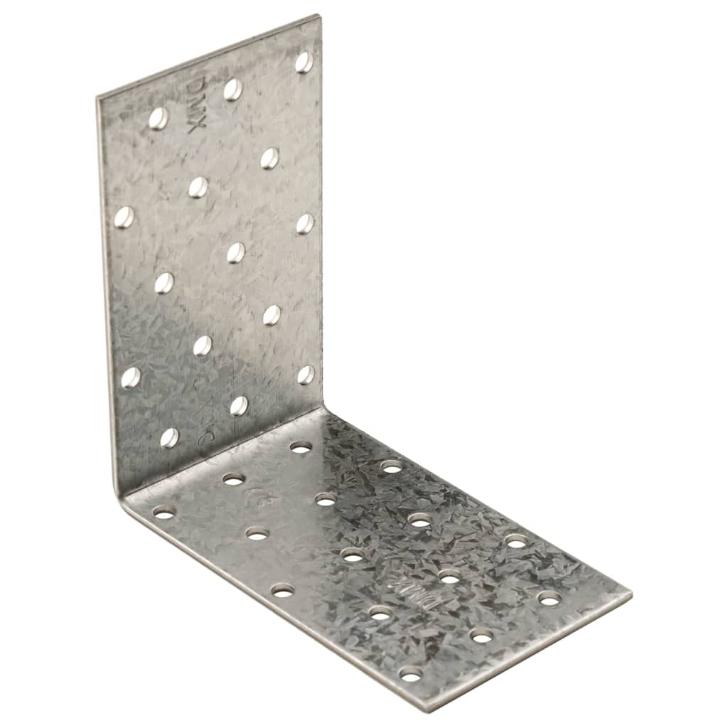 Vidaxx équerres 40 pièces 2 mm 100x60x100 mm acier galvanisé