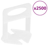 Vidaxxl pinces de nivellement pour carrelage 2500 pcs 2 mm
