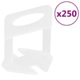 Vidaxxl pinces de nivellement pour carrelage 250 pcs 3 mm
