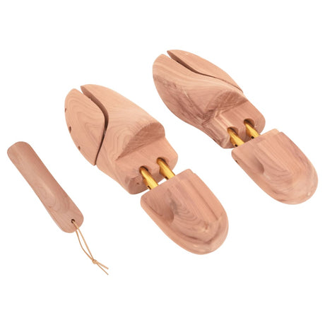 Embauchoir VidaXL avec chausse-pied EU 38-39 bois de cèdre massif