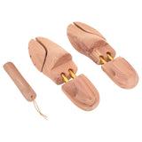 Vidaxl Shoe Rensioner z butem w UE 44-45 Solid Cedar Wood