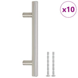 Vidaxl handles 10 st 96 mm stainless steel silver colored