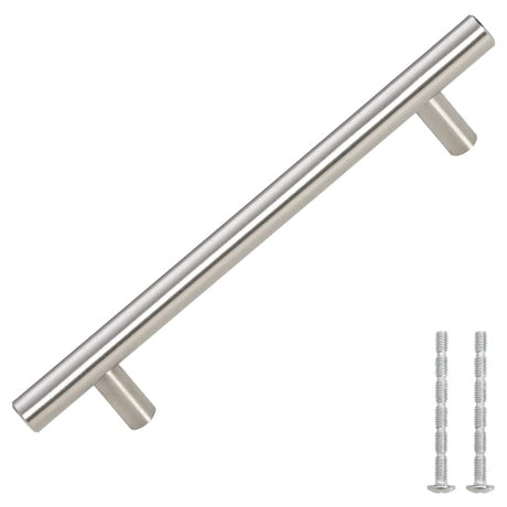 Vidaxx poignées 10 pcs 128 mm acier inoxydable couleur argent
