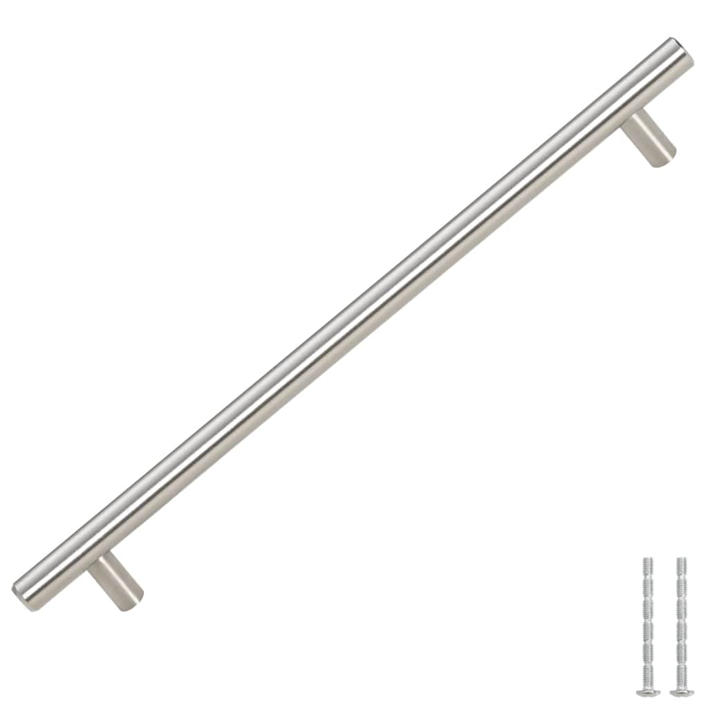 VidaXL poignées 5 pcs 224 mm acier inoxydable couleur argent
