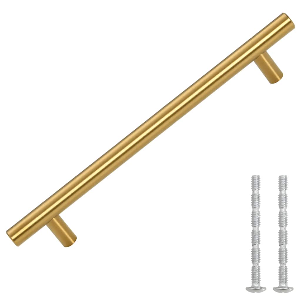 Vidaxx poignées 10 pcs 160 mm acier inoxydable doré