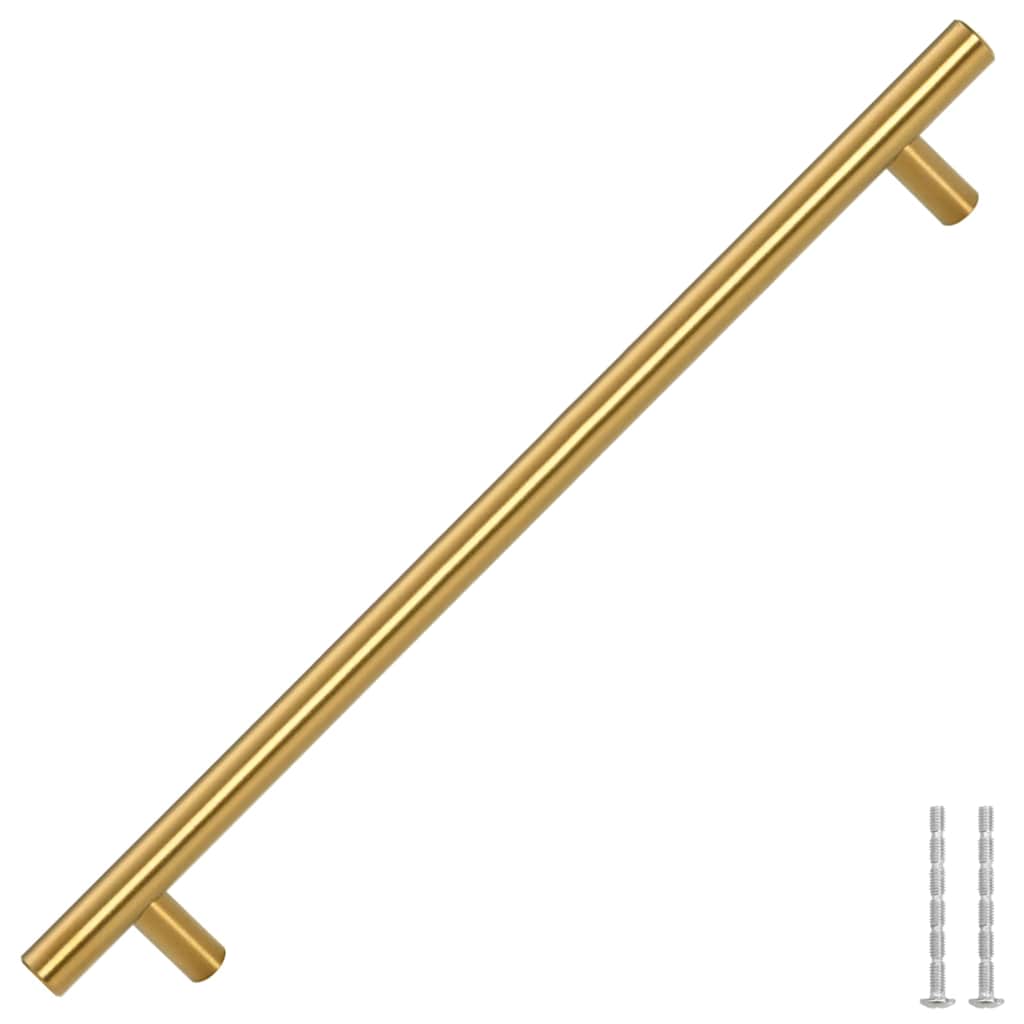 Vidaxx poignées 5 pcs 224 mm acier inoxydable doré