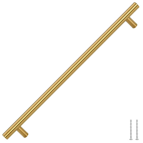 VidaXL poignées 5 pcs 320 mm acier inoxydable doré