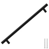 VidaXL poignées 5 pcs 224 mm acier inoxydable noir