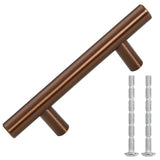 VidaXL poignées 10 pcs 64 mm acier inoxydable couleur bronze