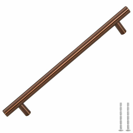 VidaXL Poignées 5 pcs 192 mm acier inoxydable couleur bronze
