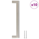 Vidaxx poignées 10 pcs 160 mm acier inoxydable couleur argent