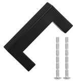 VidaXL poignées 10 pcs 64 mm acier inoxydable noir