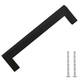 VidaXL Poignées 10 pcs 128 mm acier inoxydable noir