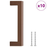VidaXL poignées 10 pcs 128 mm acier inoxydable couleur bronze