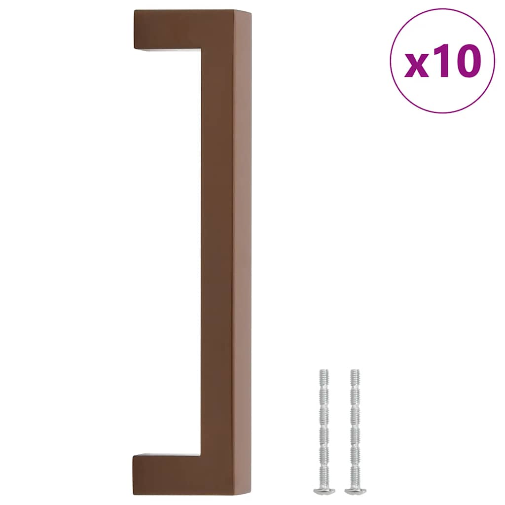 Vidaxx poignées 10 pcs 160 mm acier inoxydable couleur bronze