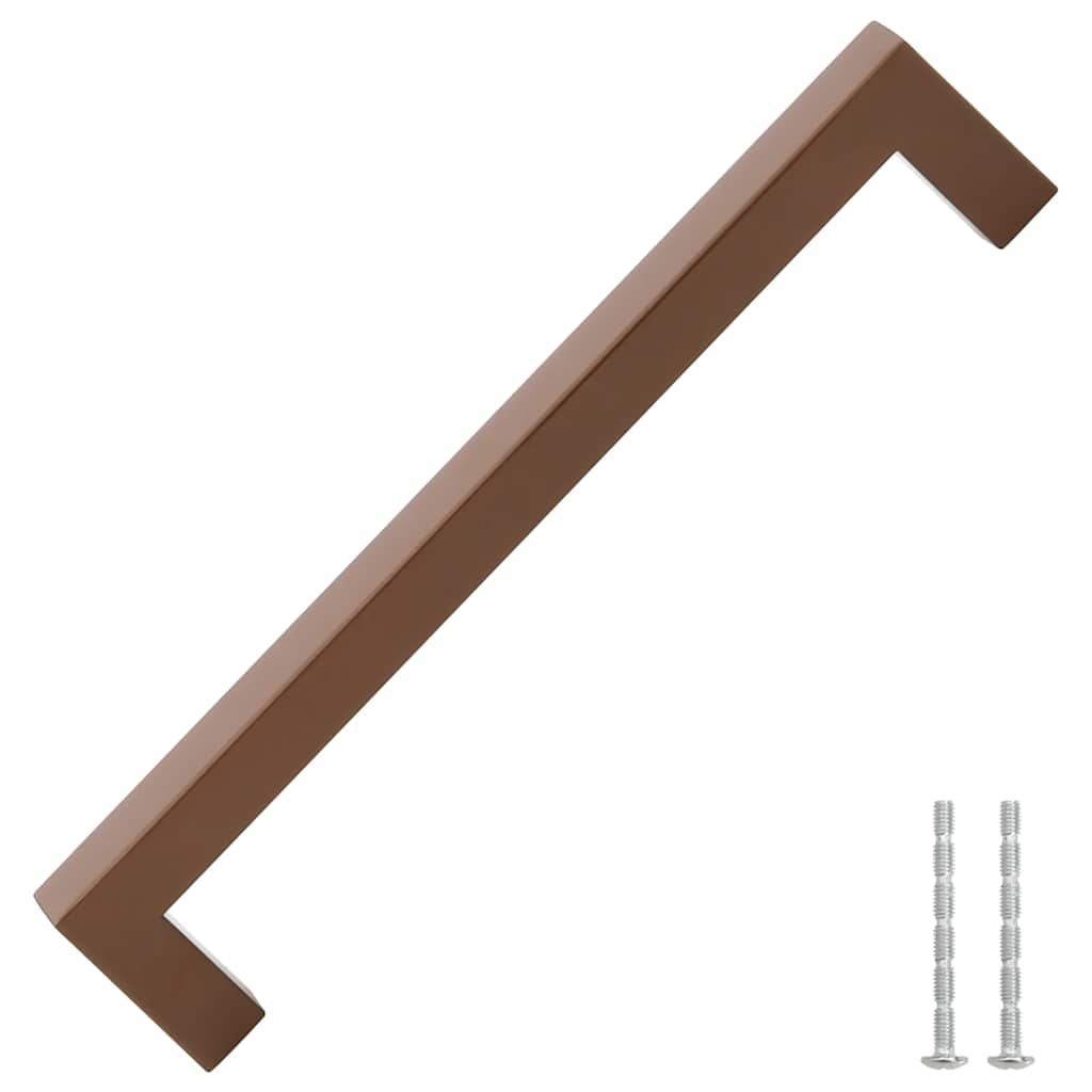 VidaXL poignées 5 pcs 192 mm acier inoxydable couleur bronze