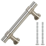 VidaXL poignées 10 pcs 64 mm acier inoxydable couleur argent
