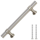 VidaXL poignées 10 pcs 96 mm acier inoxydable couleur argent