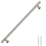 VidaXL poignées 5 pcs 224 mm acier inoxydable couleur argent